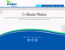 Tablet Screenshot of biostarmexico.com.mx